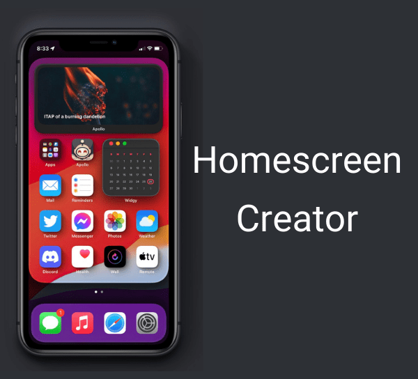 Homescreen Creator is an iOS customization tweak for iOS 15.2