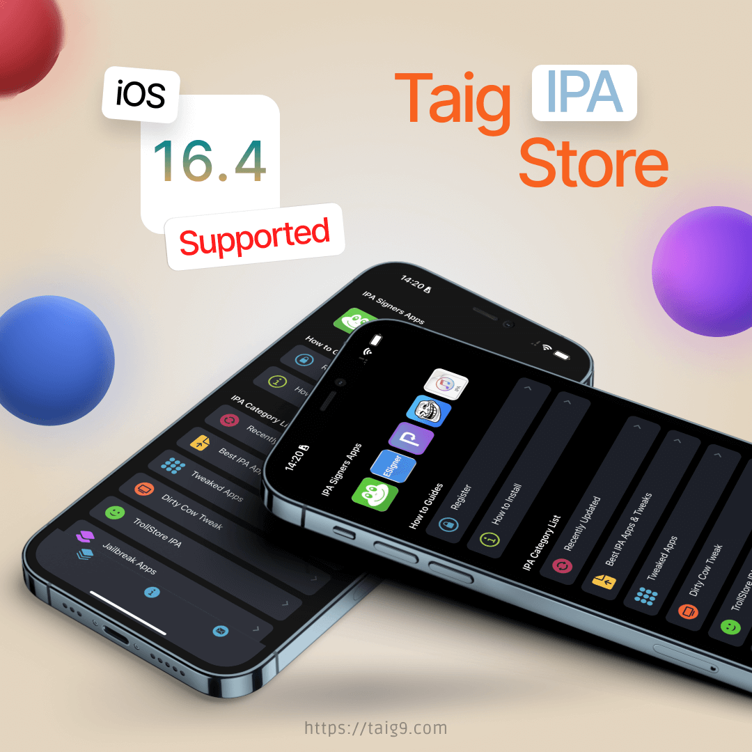 Taig9 IPA Installer for iOS 16.4 Jailbreak