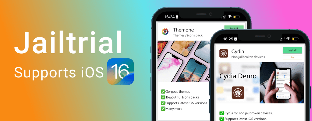 Jailtrial – No Jailbreak App Store [iOS 12 – iOS 16.3]