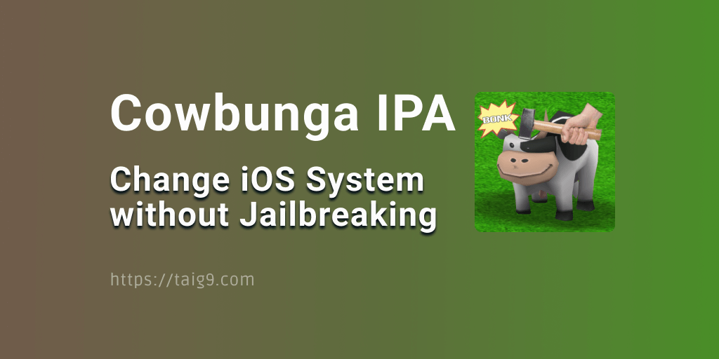 Install Cowabunga IPA for iOS 16